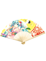 Fächer Hatsune Miku - Hatsune Miku & Twins Kimono