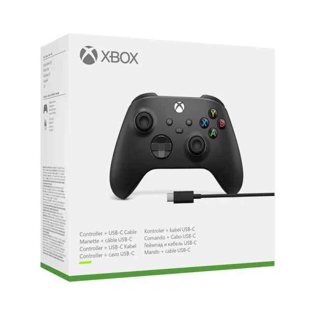 Wireless-Controller für Xbox - Schwarz+ USB-C Kabel - Zubehör