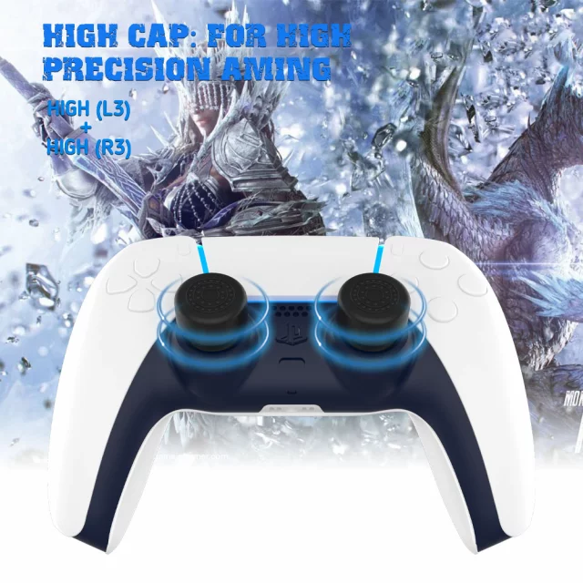 Trigger Caps für DualSense – 3 verschiedene Größen - PlayStation