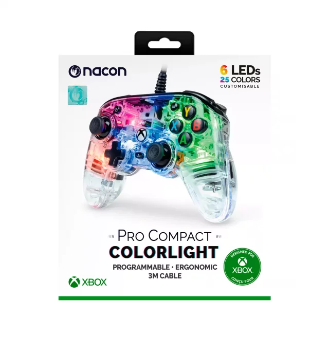 Xbox Nacon Pro Compact Controller - Farblicht (Xbox Serie X|S) - Zubehör