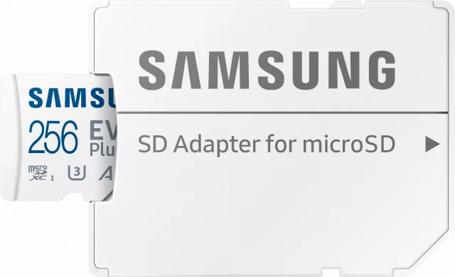 Speicherkarte Samsung micro SDXC 256GB EVO Plus + SD Adapter - memory stick
