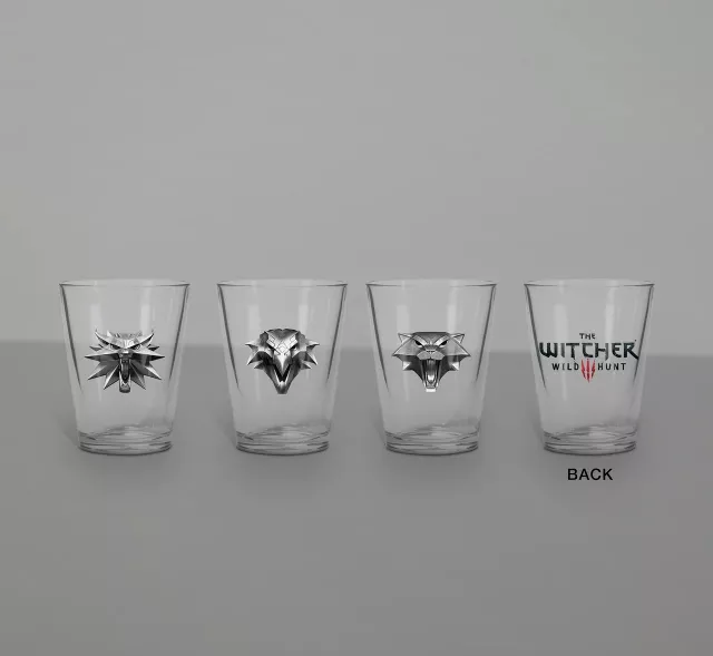 Gläser The Witcher 3: Wild Hunt - Schnapsgläser-Set (4 Stk) - Gläser
