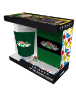 Geschenkset Friends - Central Perk (Glas, Pin und Notizbuch)