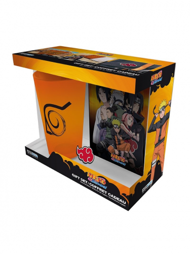 Geschenkset Naruto - Naruto (Glas, Notizbuch, Abzeichen)