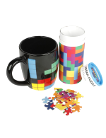 Geschenkset Tetris - hrnek a puzzle