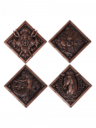 Medaillon Resident Evil -  Medallion Set House Crest (Limited Edition)