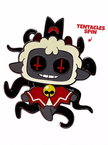 Ansteckpin Cult of the Lamb - Lamb Spinning Pin (Youtooz)