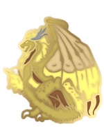 Anstecker Heroes of Might & Magic III - Dragon Pin (Gold Dragon)