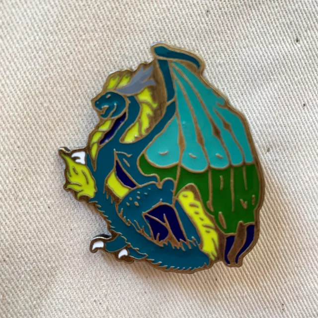 Anstecker Heroes of Might & Magic III - Dragon Pin (Green Dragon)