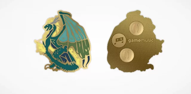 Anstecker Heroes of Might & Magic III - Dragon Pin (Green Dragon)