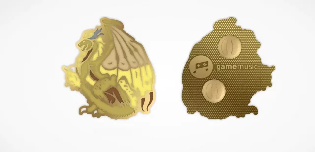 Anstecker Heroes of Might & Magic III - Dragon Pin (Gold Dragon)