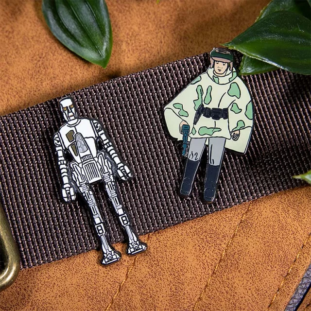 Anstecker Star Wars - 8D8 & Prinzessin Leia Organa (Pin Kings)