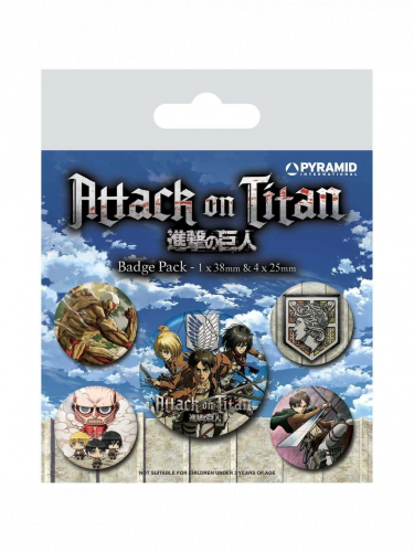 Abzeichen Attack on Titan - S3 Badge Pack