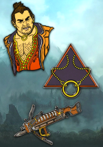 Anstecknadeln Dragon Age - Dragon Age Varric Pin Set