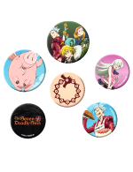 Anstecknadeln Seven Deadly Sins - Mix