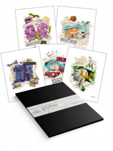 Litografie Harry Potter - Limited Edition Set (10 Stück)