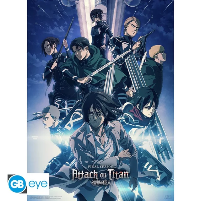 Attack on Titan - Staffel 4 Poster (2 Poster) - Anime