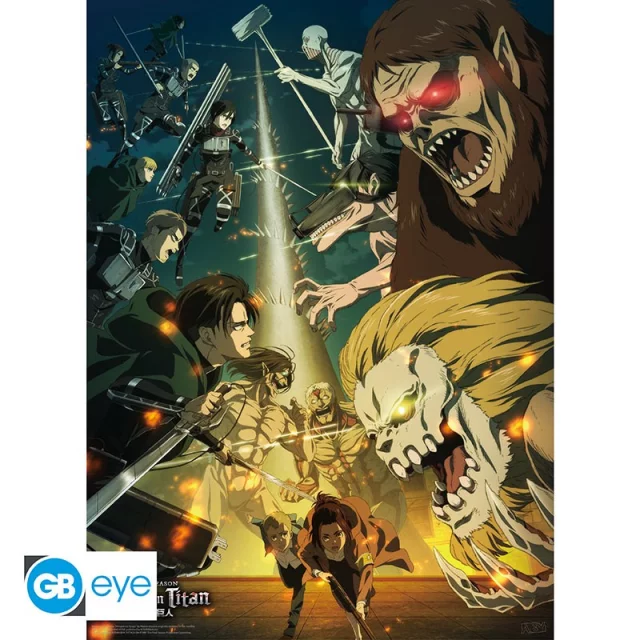 Attack on Titan - Staffel 4 Poster (2 Poster) - Anime