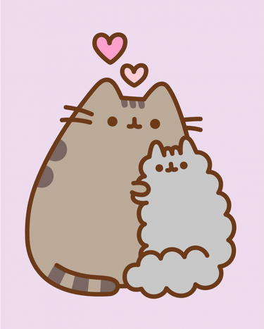 Poster Pusheen - The Cat Friends (Leinwandplakat)