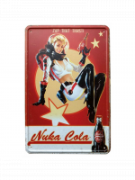 Metallschild Fallout - Nuka Cola Girl