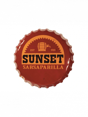 Metallschild Fallout - Sunset Sarsaparilla
