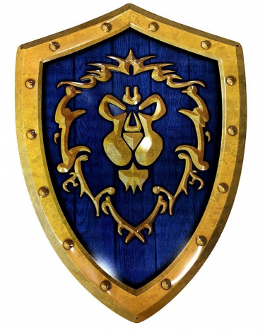 Metallschild World of Warcraft - Alliance Shield