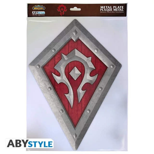 Metallschild World of Warcraft - Horde Shield - Poster