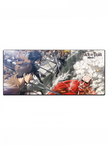 Mauspad Attack on Titan - Eren vs Colossal Titan