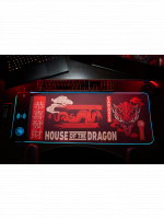 Mauspad Game of Thrones: House of the Dragon - Mauspad mit drahtlosem Ladegerät und RGB-Beleuchtung (Numskull)