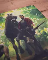 Mauspad Kingdom Come: Deliverance II - Heinrich und Mutt im Wald (89 × 40 cm) - Zubehör