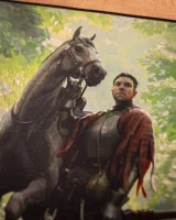 Mauspad Kingdom Come: Deliverance II - Keyart Heinrich und Köter im Wald