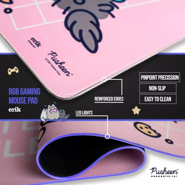 Mauspad Pusheen - Pusheen (RGB-Beleuchtung) (beschädigte Verpackung) - Zubehör