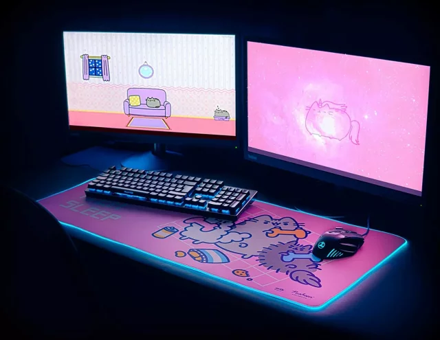 Mauspad Pusheen - Pusheen (RGB-Beleuchtung) (beschädigte Verpackung) - Zubehör