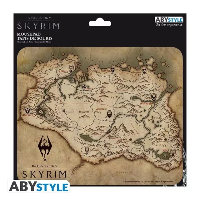 Mauspad Skyrim - Karte - Zubehör