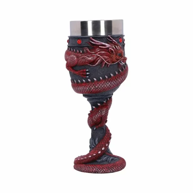 Kelch Dragon Coil Goblet Red (Nemesis Now) - Gläser