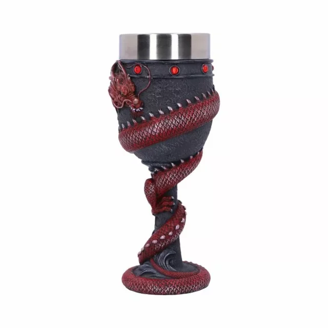 Kelch Dragon Coil Goblet Red (Nemesis Now) - Tassen