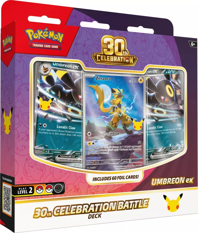 Kartenspiel Pokémon TCG: 30th Celebration - Battle Deck: Umbreon ex (ENGLISCHE VERSION) - TCG Sammelkartenspiel