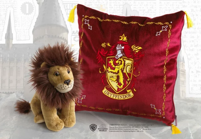 Kissen Harry Potter - Gryffindor + Plüschtier House Mascot
