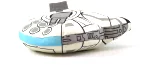Kissen Star Wars - Millenium Falcon (18 cm) - The Mandalorian