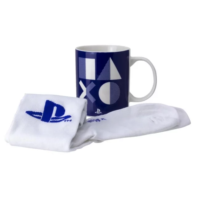 Geschenkset PlayStation - Tasse und Socken (beschädigte Verpackung)