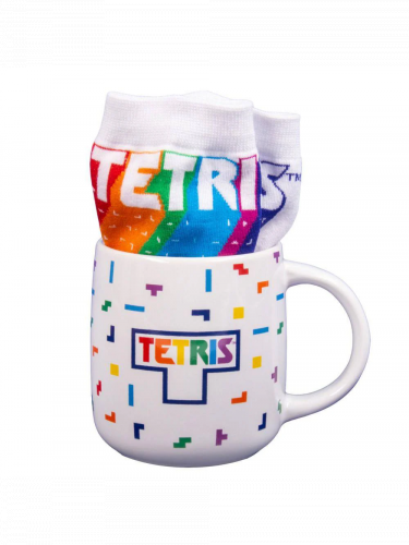 Geschenkset Tetris - Tasse und Socken