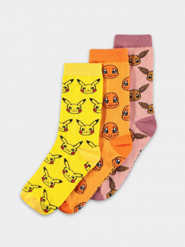 Socken Pokémon - Crew 3 Paar