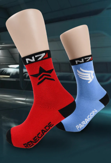 Socken-Set Mass Effect - Paragon & Renegade