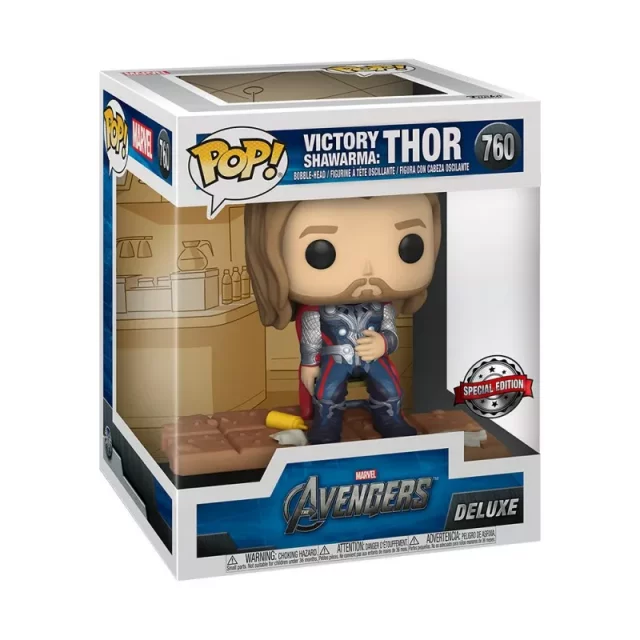Figur Avengers - Victory Shawarma Thor Deluxe (Funko POP! Marvel 760) (beschädigte Verpackung) - Funko POP! Harry Potter