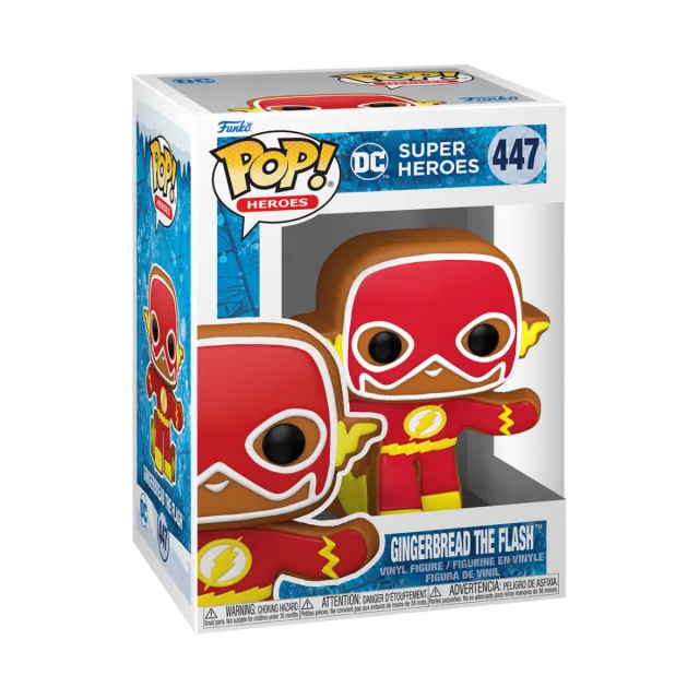 Figurka DC Comics - Gingerbread Flash (Funko POP! Heroes 447) (poškozený obal) - Justice League