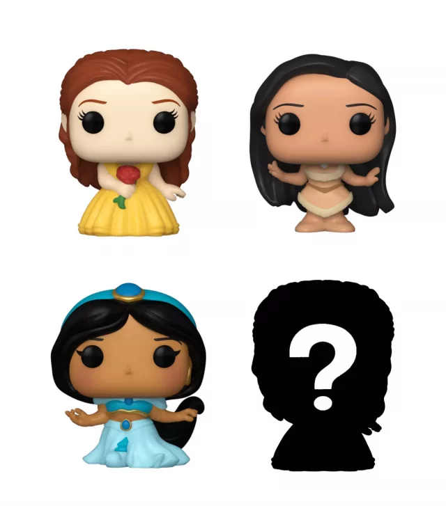 Figur Disney - Disney Princess Belle 4-pack (Funko Bitty POP) - Funko POP!
