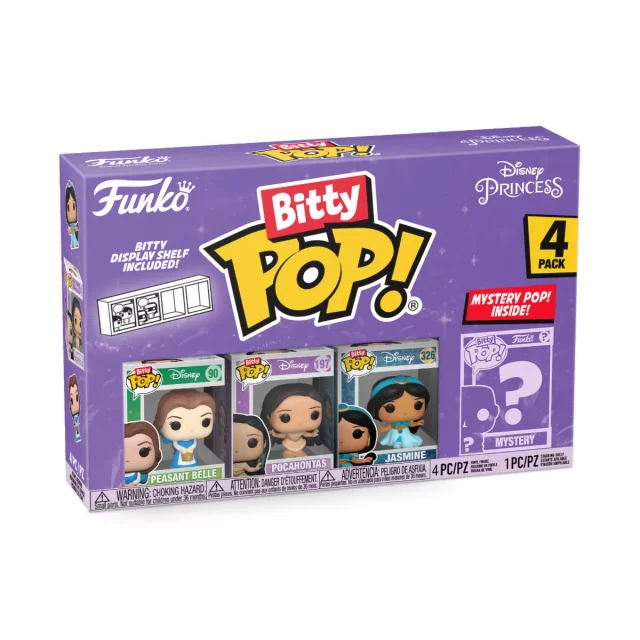 Figur Disney - Disney Princess Belle 4-pack (Funko Bitty POP) - Minifigur