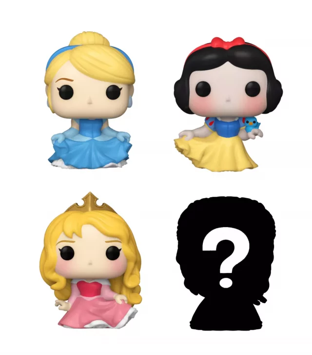 Figur Disney - Disney Princess Cinderella 4-pack (Funko Bitty POP) - Funko POP!