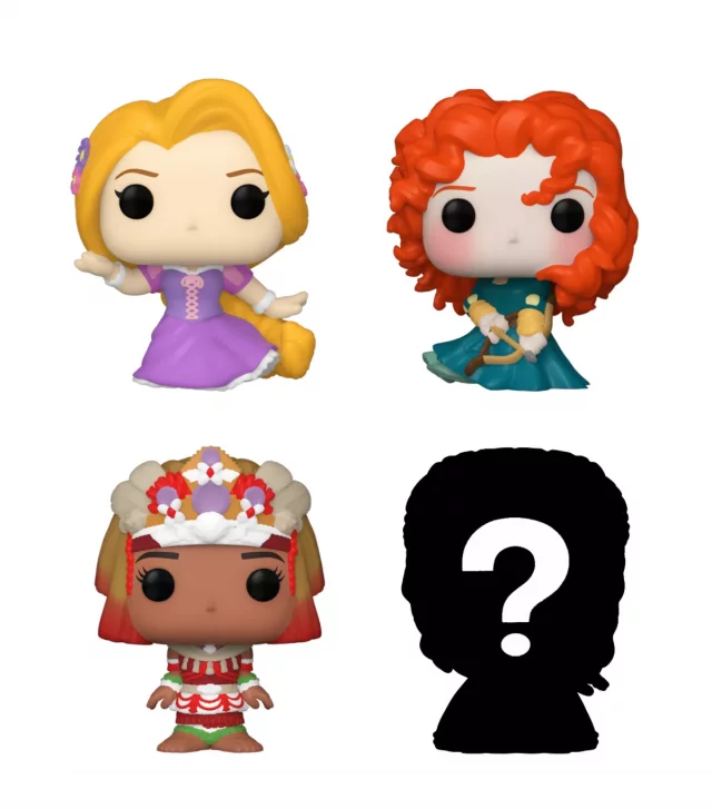 Figur Disney - Disney Princess Rapunzel 4-pack (Funko Bitty POP) - Funko POP!