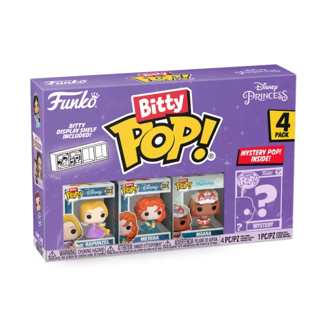 Figur Disney - Disney Princess Rapunzel 4-pack (Funko Bitty POP) - Minifigur